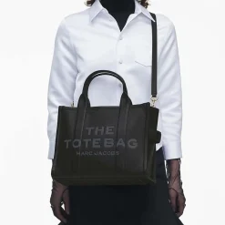 Marc Jacobs Leather Tote Bag Medium Tote Svart