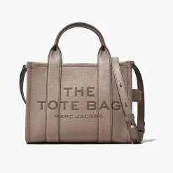 Marc Jacobs Leather Tote Bag Medium Cement