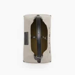 Marc Jacobs The Belted Sack Canvas Leather Ivory/Black