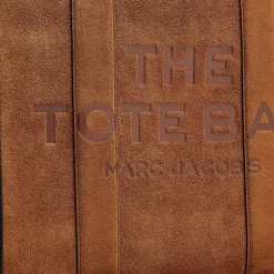 Marc Jacobs The Large Tote Suede Leather Blocked Copper