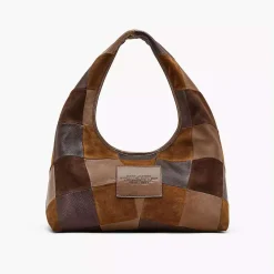 Marc Jacobs The Sack Suede Patchwork Brown Multi
