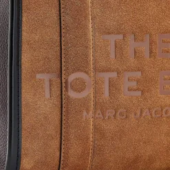 Marc Jacobs The Small Tote Suede Leather Blocked Copper