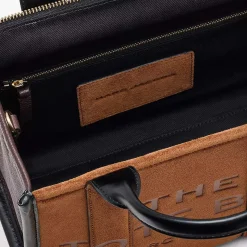 Marc Jacobs The Small Tote Suede Leather Blocked Copper