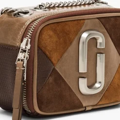 Marc Jacobs The Softshot Suede Patchwork Brown Multi