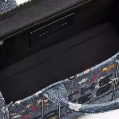 Marc Jacobs The Trompe L'Oeil Trinket Canvas Medium Tote Bag Wash Multi