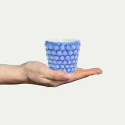 Mateus Bubbles Espresso Kopp 10cl Lyse Blå