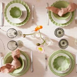 Mateus Bubbles Plate 28cm Green