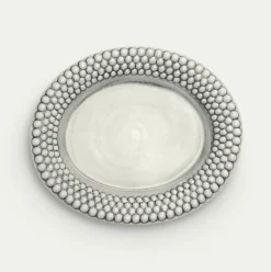 Mateus Bubbles Plate Grey 35x30cm