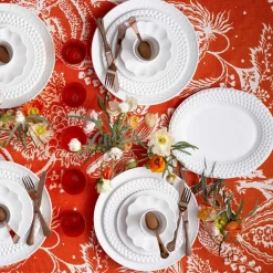 Mateus Bubbles Tallerk Hvit 35x30cm