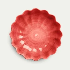 Mateus Oyster Bowl 24cm/90cl Red Painted