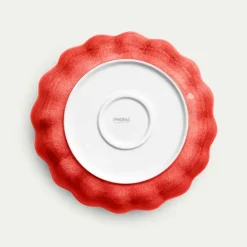 Mateus Oyster Bowl 24cm/90cl Red Painted