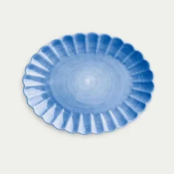 Mateus Oyster Tallerk 35x30cm Light blue