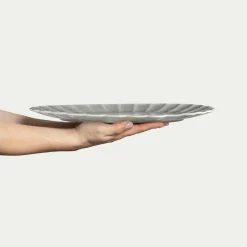 Mateus Oyster Tallerk 35x30cm Grey