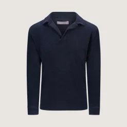 Monel Michael Longsleeve Terry Navy