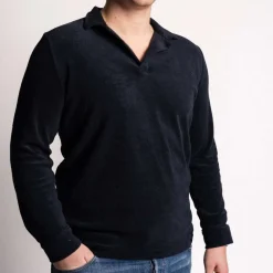 Monel Michael Longsleeve Terry Navy