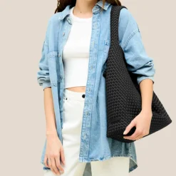 Naghedi Nomad Hobo Large Onyx