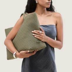 Naghedi St Barths Large Tote Olea