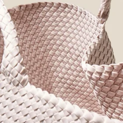 Naghedi St Barths Large Tote Shell Pink