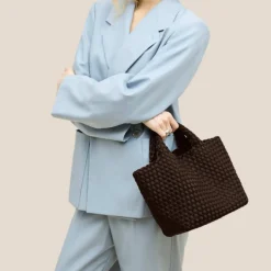 Naghedi St Barths Small Tote Chocolate