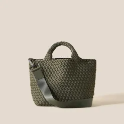 Naghedi St Barths Small Tote Olive