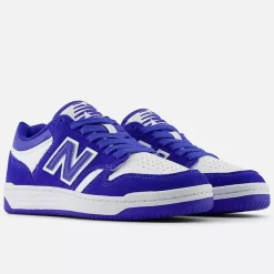New Balance BB480 White/Marine Blue UNI