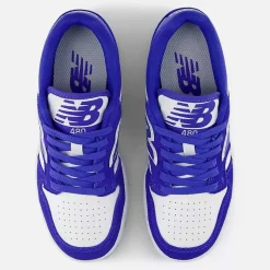 New Balance BB480 White/Marine Blue UNI