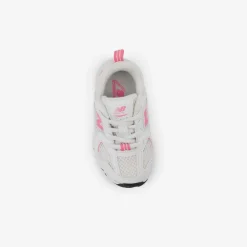 New Balance IZ530 White/Signal Pink Baby