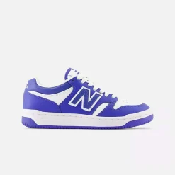 New Balance JR 480 Marine Blue & White