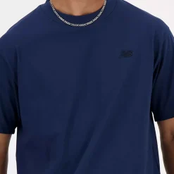 New Balance MT41533 Athletics Cotton T-Shirt Navy