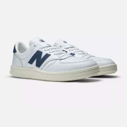 New Balance T500 White/Vintage Indigo M