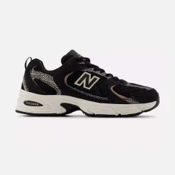 New Balance U530 Black/Flat Taupe W
