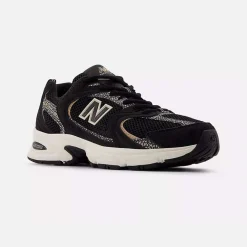New Balance U530 Black/Flat Taupe W