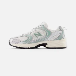 New Balance U530 Silver Metallic Mosaic Green W