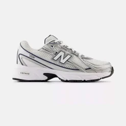 New Balance U740 White Silver Metallic Navy UNI