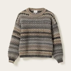 Noella Gio Knit Sweater Light Grey Mix