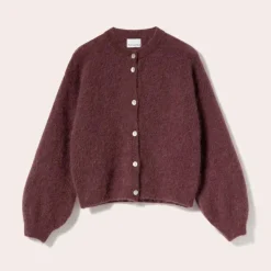 Noella Kae Knit Cardigan Rust
