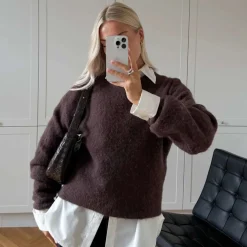 Noella Kae Knit Chocolate