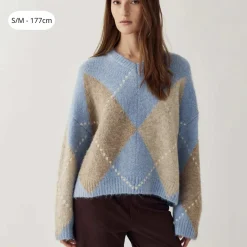 Noella Lai Knit Sky Blue Mix