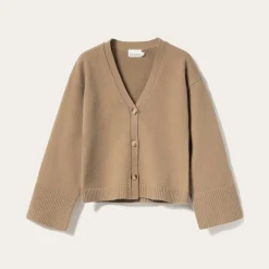 Noella Lenyx Knit Cardigan Timber Brown Melange