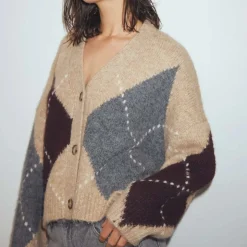 Noella N-Laiana Knit Cardigan Sand Melange
