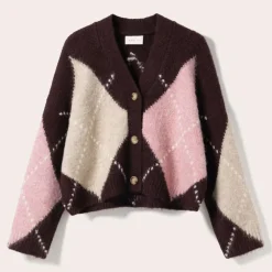 Noella N-Laiana Knit Cardigan Winetasting Mix