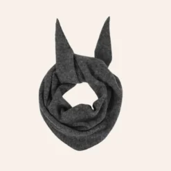 NOHR Mohair Triangel Skjerf Charcoal