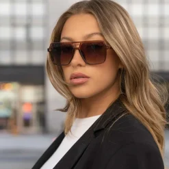 Otra Solbrille Zoya Trans Maple/Brown Fade