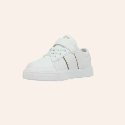 Ralph Lauren Frazier II White Smooth/Gold glitter Baby