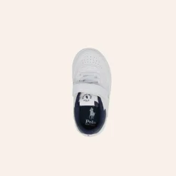 Ralph Lauren Masters Court II White/Navy Baby