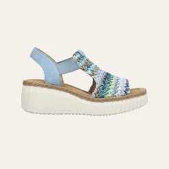 Rieker Kilehælsandal Multi W
