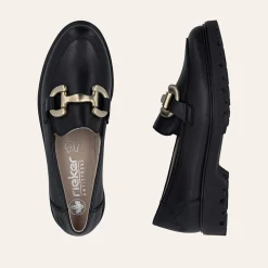 Rieker Mokasin Svart W