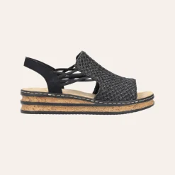 Rieker Sandal Svart W