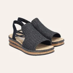 Rieker Sandal Svart W