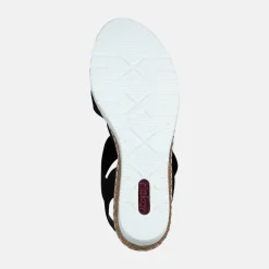Rieker Sandal V38G8 Svart W